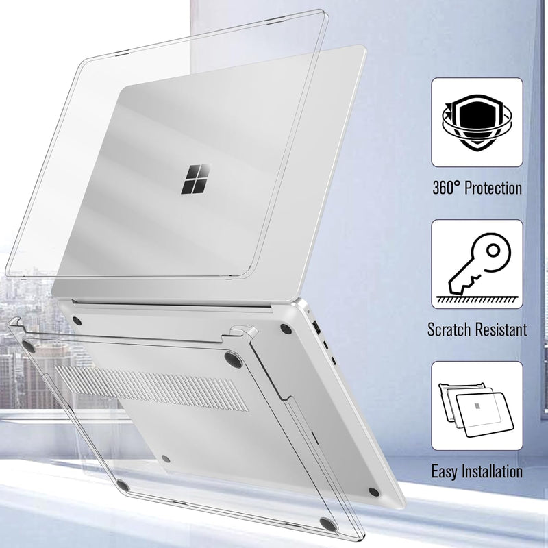Surface Laptop 7 15-inch ( Model: 2037) Snap-On HardShell Protective Cover | Fintie