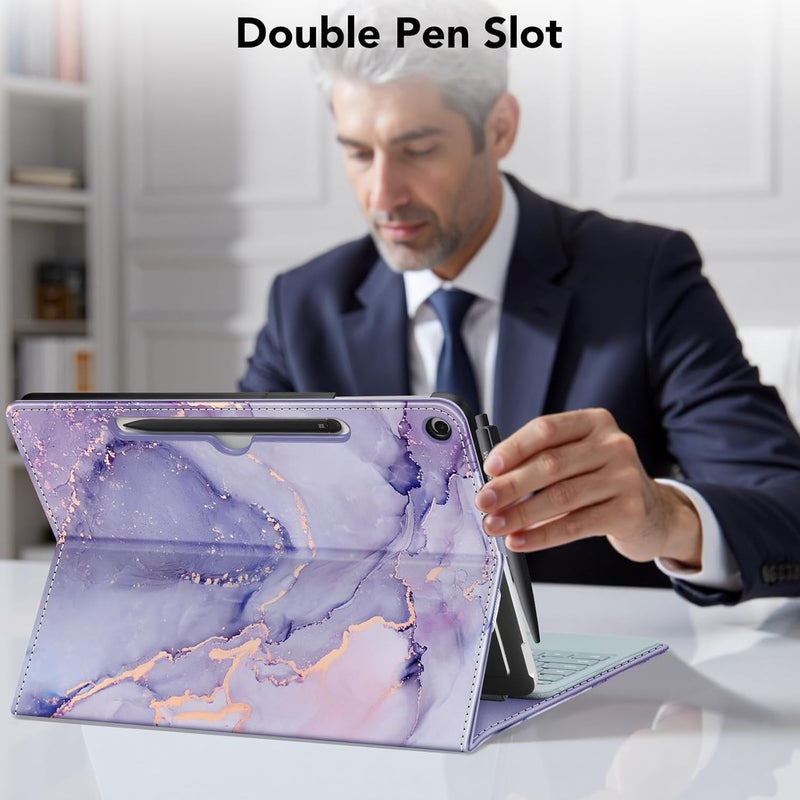 Surface Pro 12" (1st Edition, 2025) Multiple Angle Viewing Portfolio Cover w/Pocket & Stylus Holder | Fintie