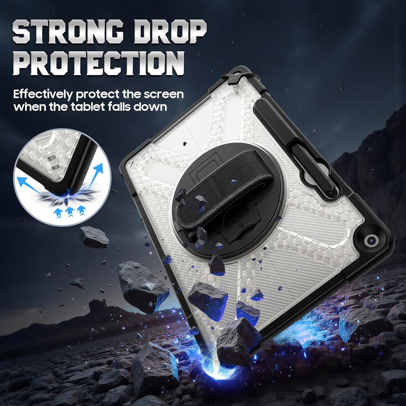 Rugged Shockproof Case for Microsoft Surface Pro 12-inch 1st Edition (2025), with Kickstand and Hand Strap | Fintie