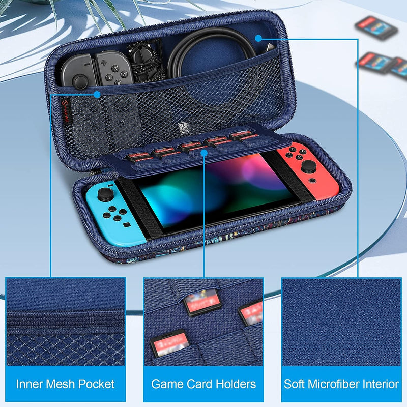 Nintendo Switch OLED Model 2021/Switch 2017 Portable Case | Fintie