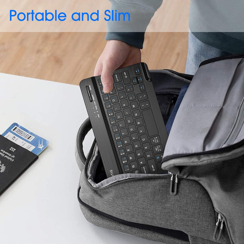 10-Inch Ultrathin Wireless Bluetooth Keyboard for iPad/iPhone/Android Tablets | Fintie