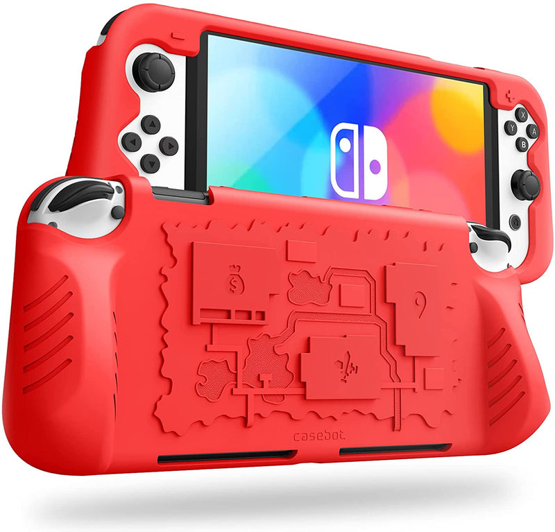 fintie nintendo switch oled red case