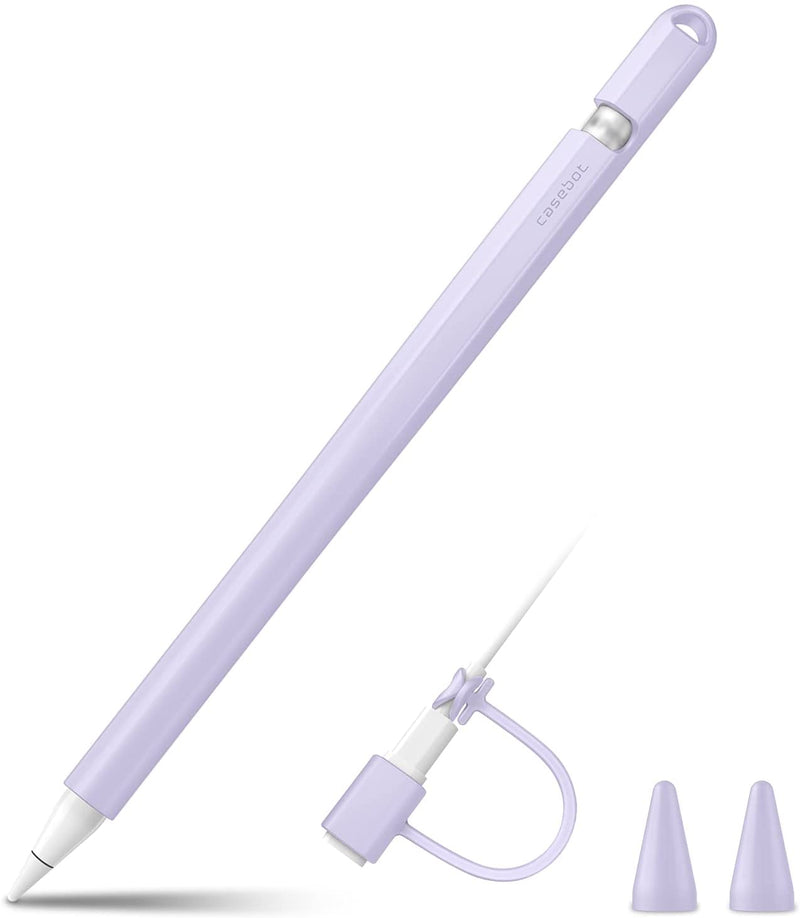 apple pencil 1 silicone case lilac purple