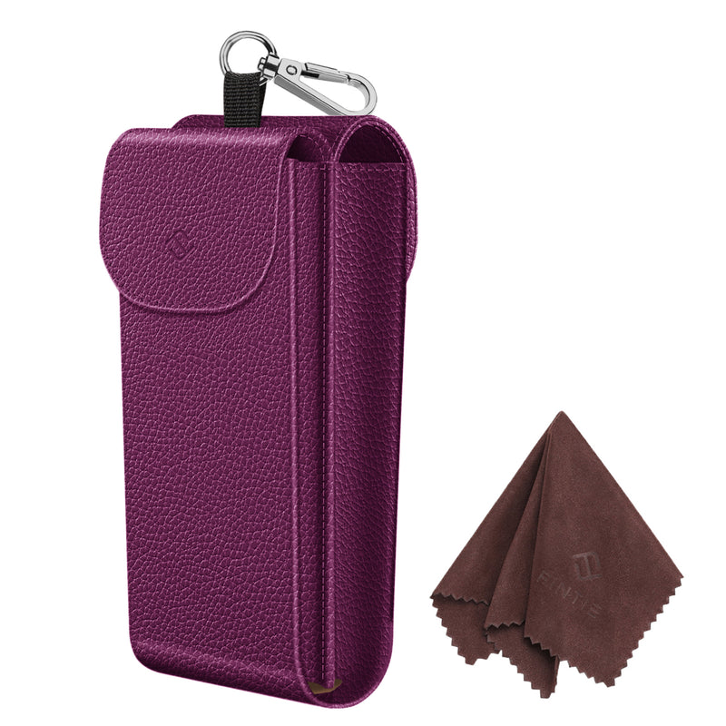 Double Eyeglasses Case with Carabiner Hook | Fintie
