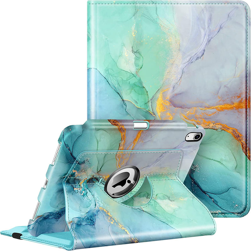 iPad 11-Inch A16 Chip 2025, iPad 10th Gen (2022) 360-Degree Rotating Case w/ Pencil Holder | Fintie