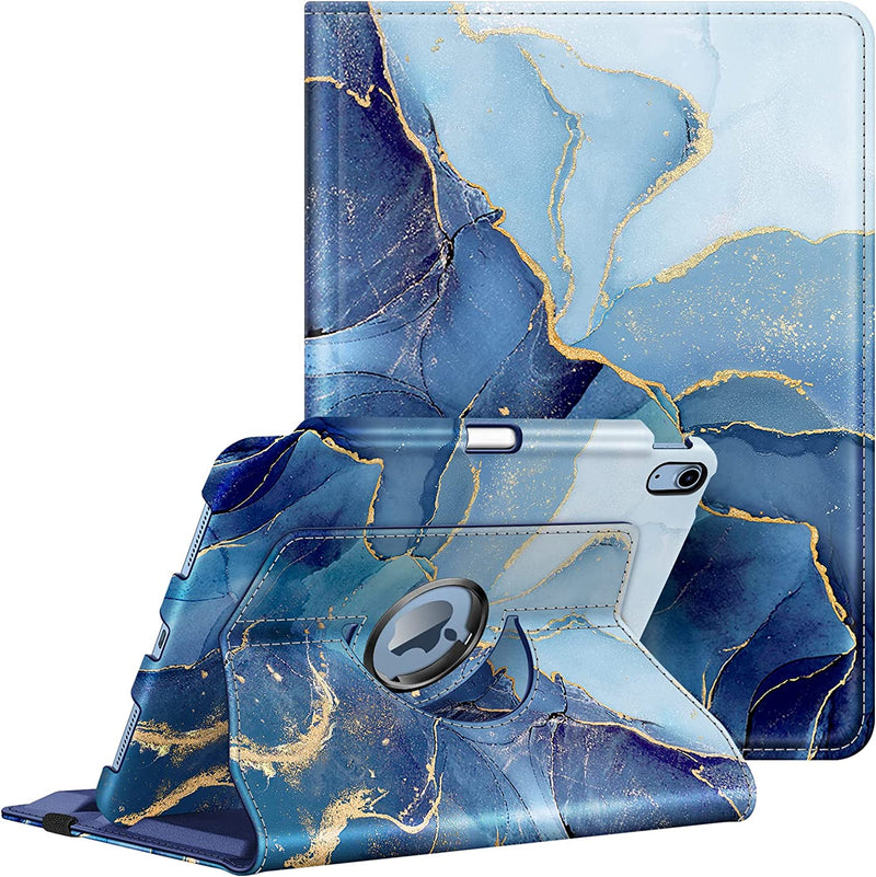 iPad 11-Inch A16 Chip 2025, iPad 10th Gen (2022) 360-Degree Rotating Case w/ Pencil Holder | Fintie