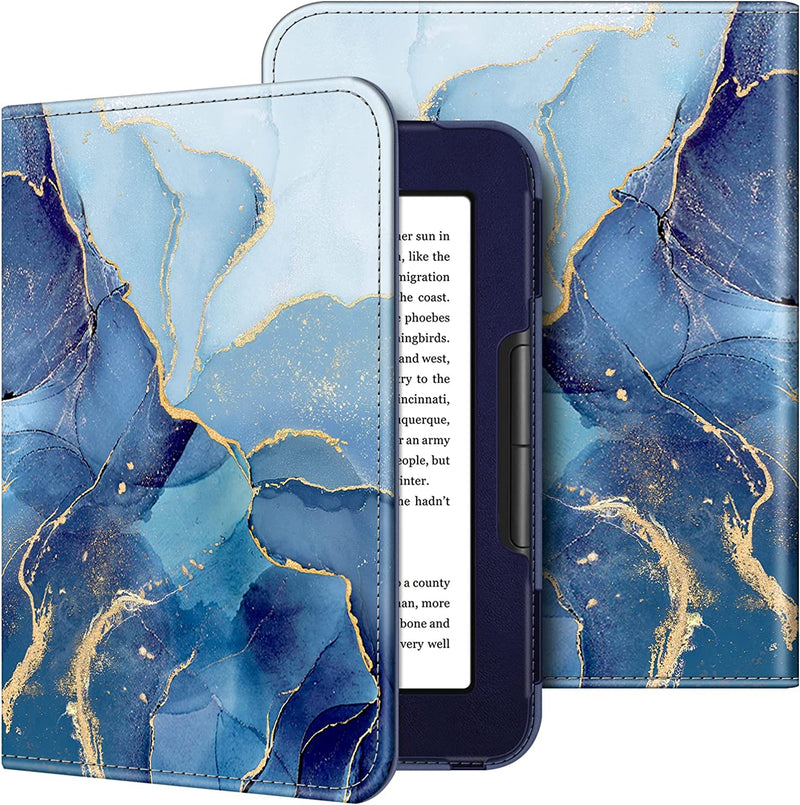 Nook GlowLight 4e/4 Vegan Leather Folio Case w/ Hand Strap | Fintie