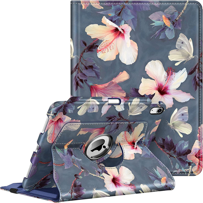 iPad 11-Inch A16 Chip 2025, iPad 10th Gen (2022) 360-Degree Rotating Case w/ Pencil Holder | Fintie