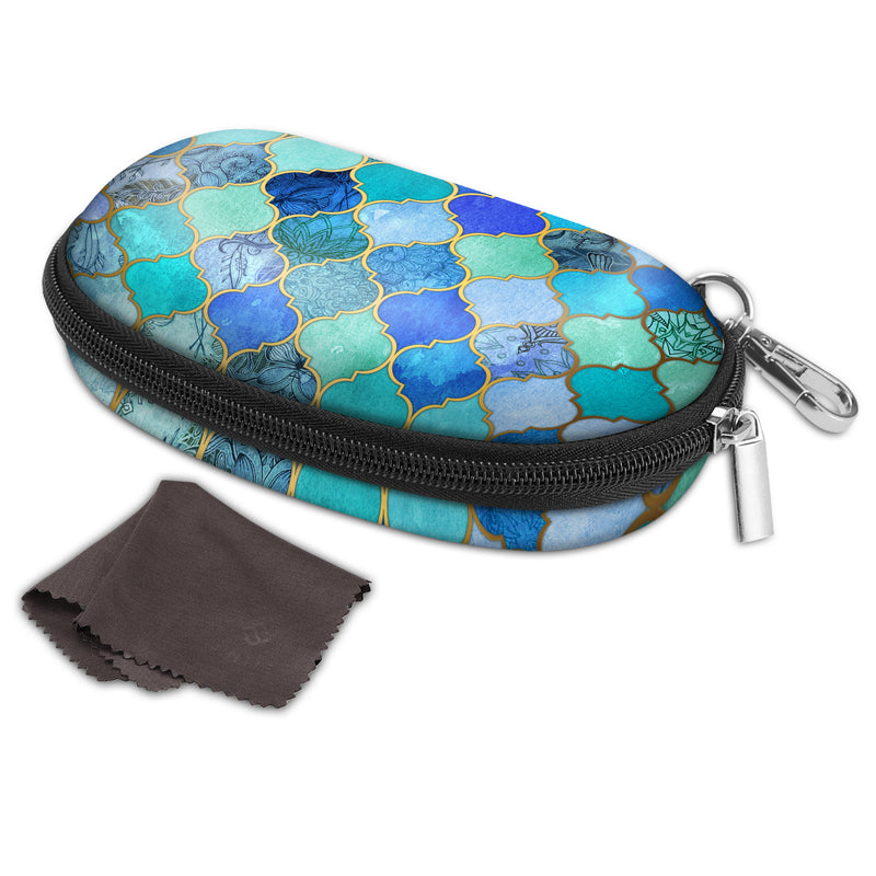 Zipper Eyeglasses Case with Carabiner | Fintie