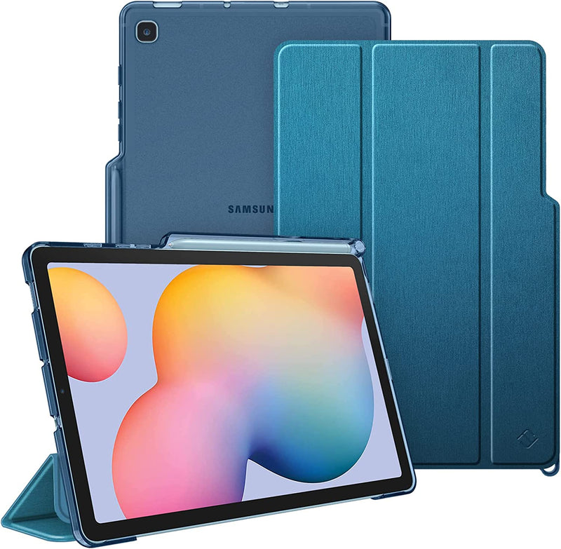 Galaxy Tab S6 Lite 2024/2022/2020 Slim Case with Translucent Frosted Back | Fintie