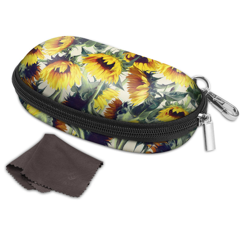 Zipper Eyeglasses Case with Carabiner | Fintie