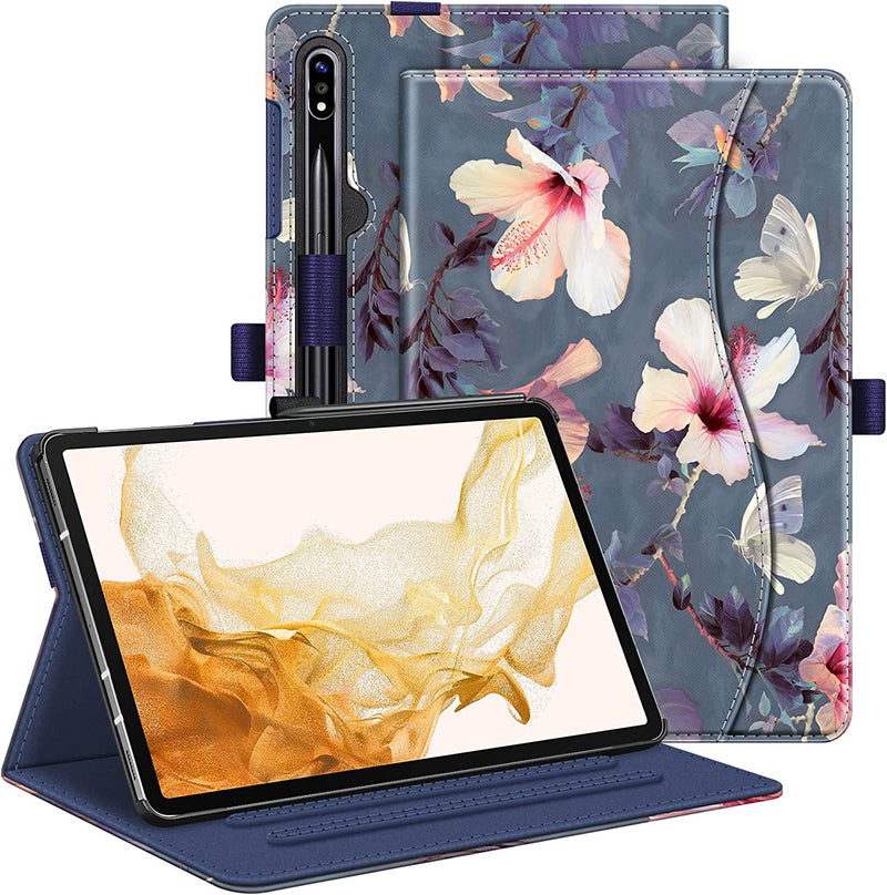 Galaxy Tab S8 Plus 2022 / Tab S7 FE / Tab S7 Plus Multi-Angle Protective Case | Fintie