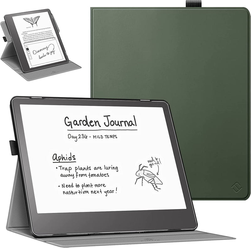 Kindle Scribe (2024/2022) 360-Degree Rotating Case w/ Pencil Holder | Fintie