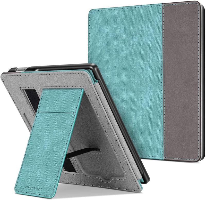 Funda de soporte Kindle Oasis para el nuevo Kindle Oasis (10ª / 9ª  generación, 2019 / 2017) con correa de mano doble / Auto Sleep & Wake