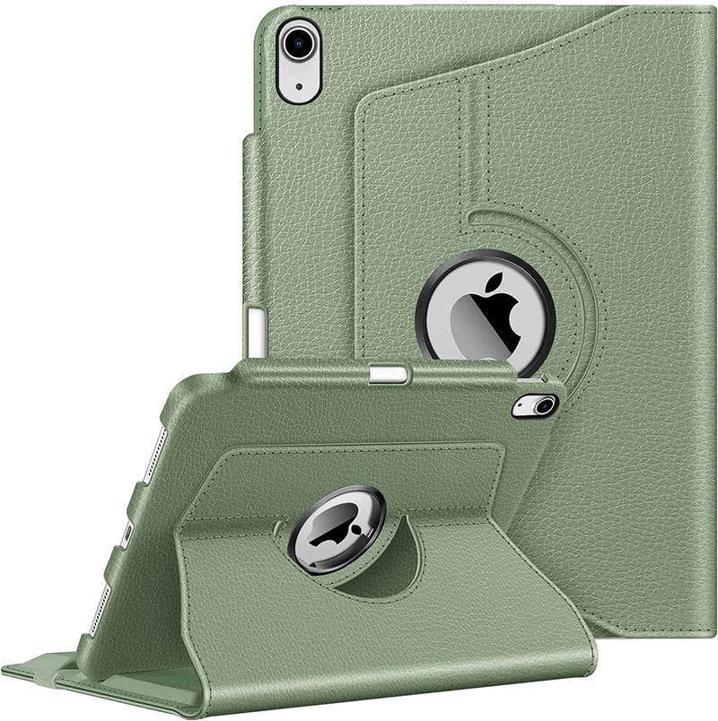 iPad 11-Inch A16 Chip 2025, iPad 10th Gen (2022) 360-Degree Rotating Case w/ Pencil Holder | Fintie