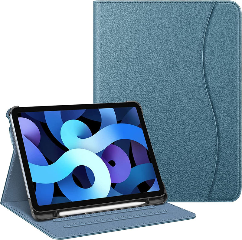 ipad air 10.9 inch multi-angle stand case with pocket