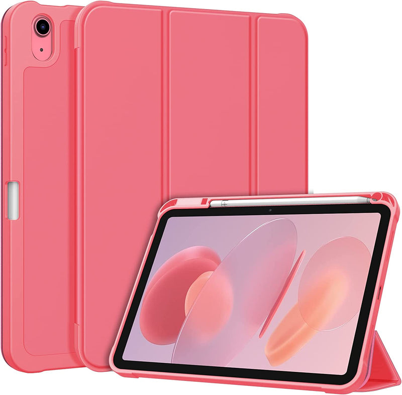 iPad 11-Inch A16 Chip (2025)/iPad 10th Generation 10.9-Inch SlimShell Case w/Soft TPU Stand Back & Pencil Holder | Fintie
