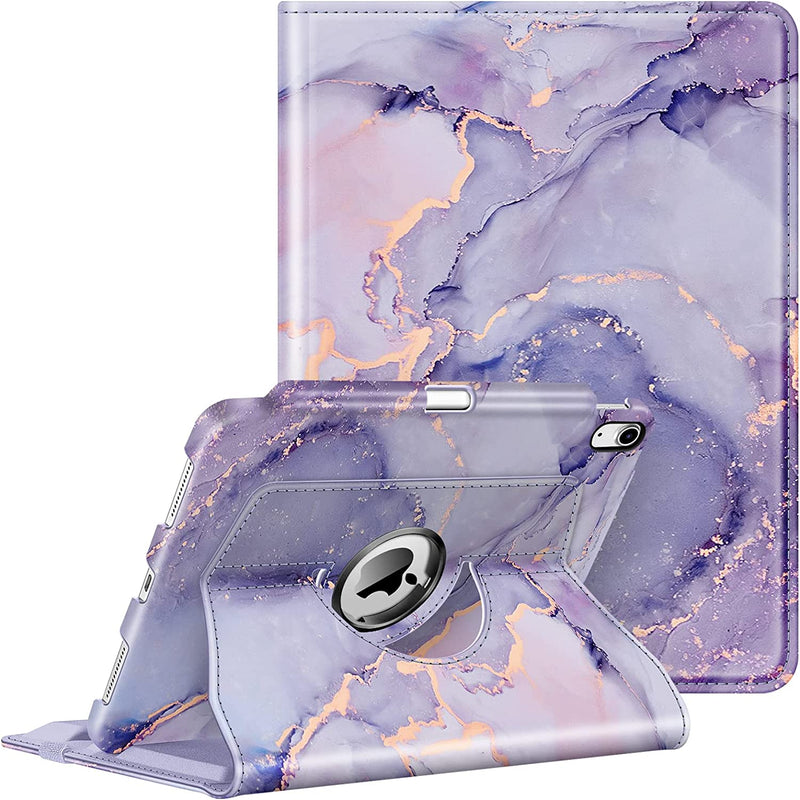 iPad 11-Inch A16 Chip 2025, iPad 10th Gen (2022) 360-Degree Rotating Case w/ Pencil Holder | Fintie