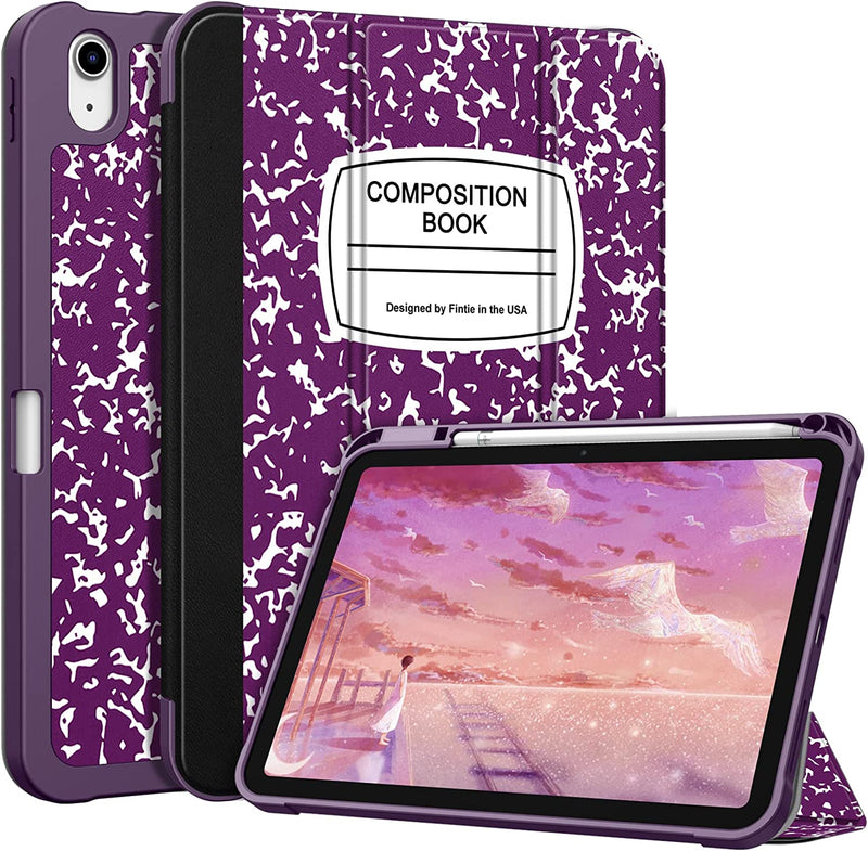 Case for iPad 10th Generation 10.9 Inch 2022 with Pencil Holder, iPad 10  Gen 10.9 Translucent Slim Cover with Stand for Kids Girls