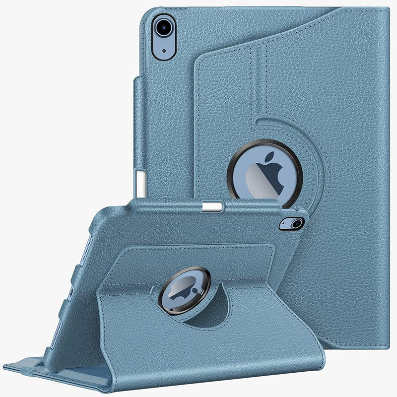 iPad 11-Inch A16 Chip 2025, iPad 10th Gen (2022) 360-Degree Rotating Case w/ Pencil Holder | Fintie