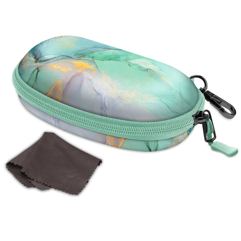 Zipper Eyeglasses Case with Carabiner | Fintie