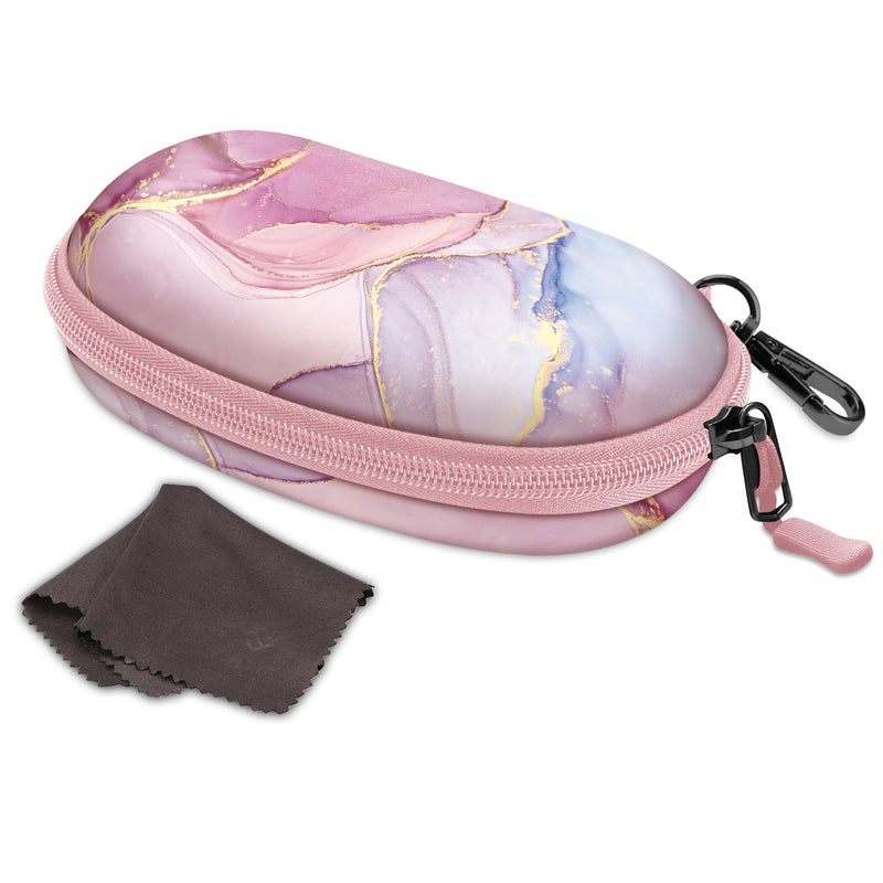 Zipper Eyeglasses Case with Carabiner | Fintie