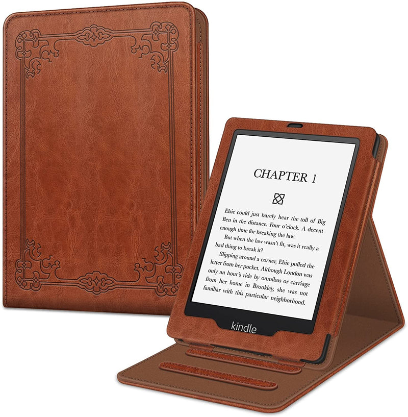 For Kindle Oasis 10th Gen Case 9th 11th Gen PU Leather Book Cover 7 inch  2023 2019 2017 + Screen Protector Auto Sleep Wake Funda