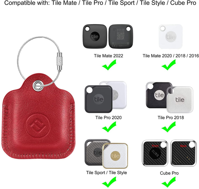 Tile Mate/Tile Pro/Tile Sport/Tile Style Key Finder Leather Case | Fintie