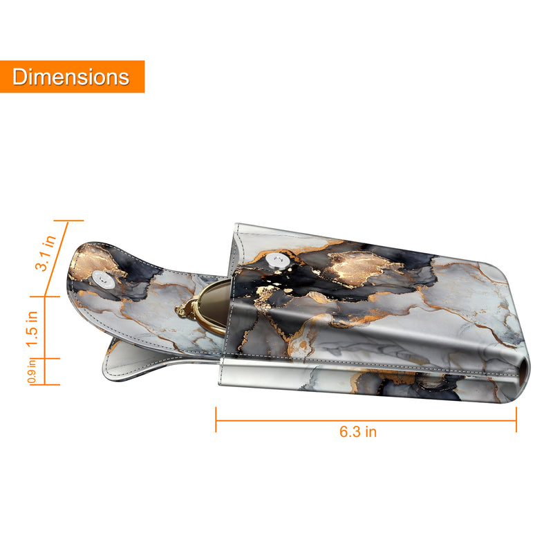 Double Eyeglasses Case with Carabiner Hook | Fintie