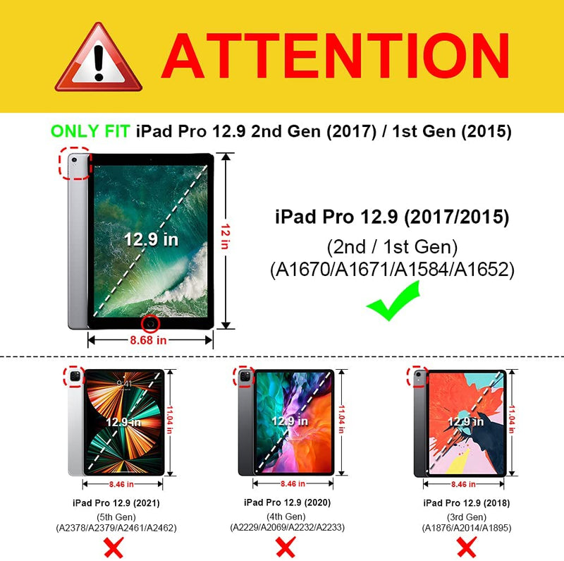 iPad Pro 12.9 Inch (2017/2015) Multi-Angle Viewing Case | Fintie