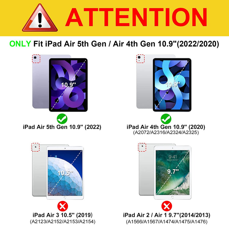 iPad Air 5 (2022)/iPad Air 4(2020) 10.9-inch Multiple Angle Case | Fintie