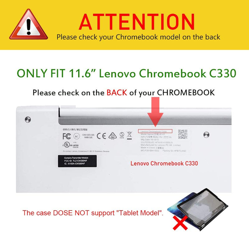 Lenovo Chromebook Flex 3 / Chromebook C330 11.6" Sleeve Case | Fintie