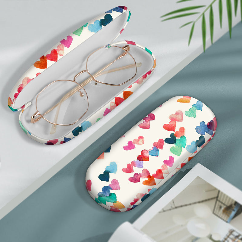 Eyeglasses Holder Box with Cleaning Cloth | Fintie