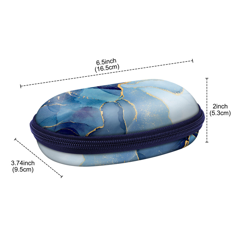 Zipper Eyeglasses Case with Carabiner | Fintie