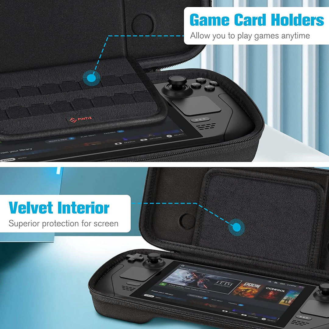 Steam Deck OLED (2023) / Steam Deck LCD (2022) Slim Carrying Case