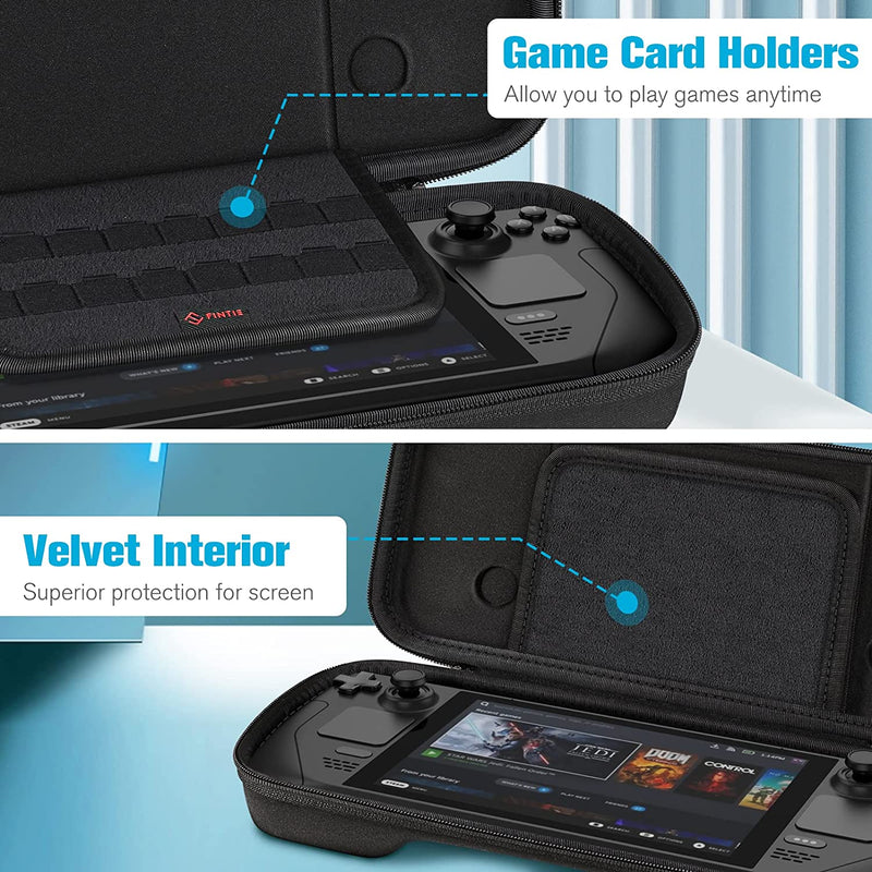 Steam Deck OLED (2023) / Steam Deck LCD (2022) Slim Carrying Case | Fintie