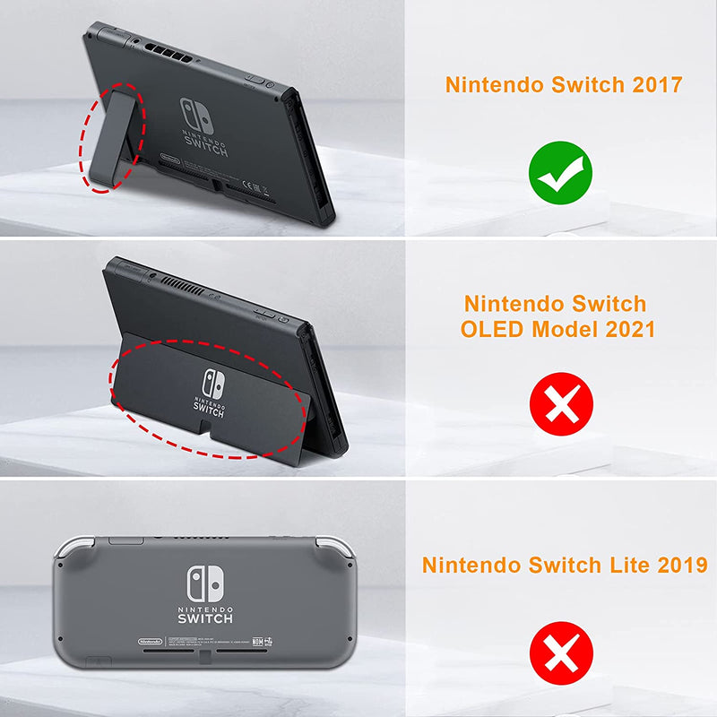 Nintendo Switch Flip Case with Front Cover & Ergonomic Grip | Fintie