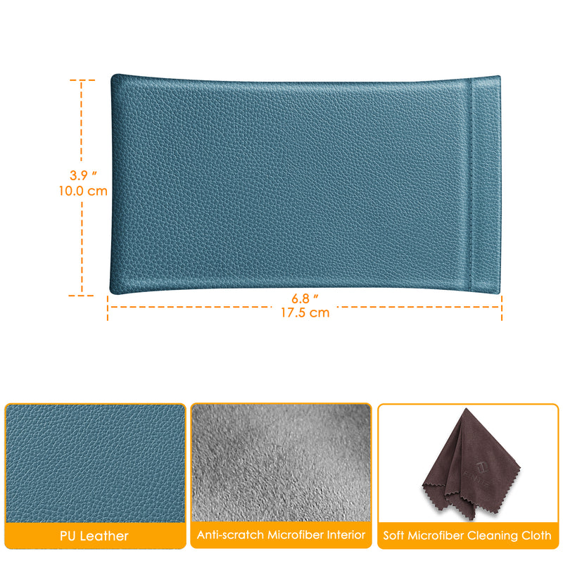 Eyeglasses Pouch with Cleaning Cloth | Fintie