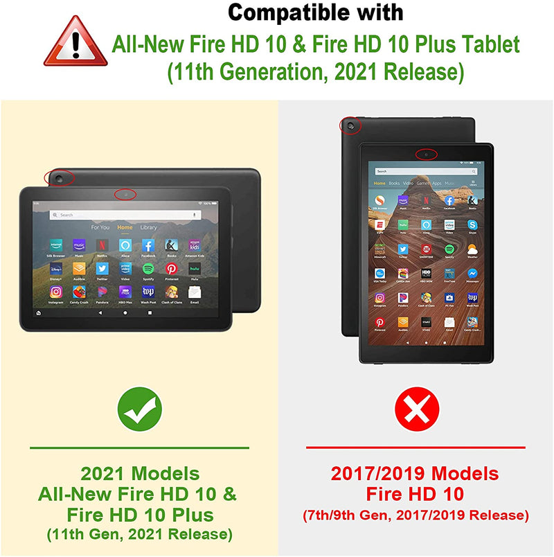 Fire HD 10 / Fire HD 10 Plus (11th Gen 2021) Soft TPU Case | Fintie