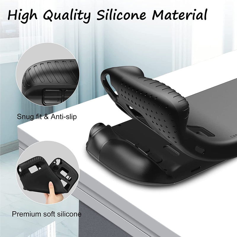 Steam Deck Soft Silicone Case [Anti-slip, Shockproof] | Fintie
