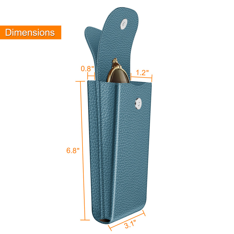 Double Eyeglasses Case with Carabiner Hook | Fintie
