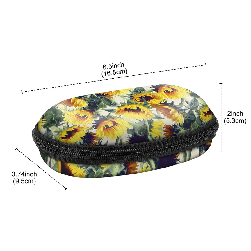 Zipper Eyeglasses Case with Carabiner | Fintie