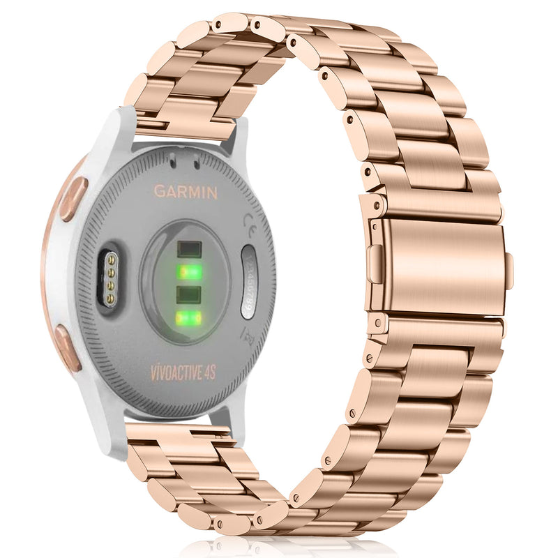 Garmin Vivoactive 4S/Venu 2S/Vivomove 3S Stainless Steel Metal Band | Fintie