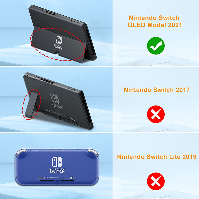 Nintendo Switch OLED Slim Soft TPU Flip Case | Fintie