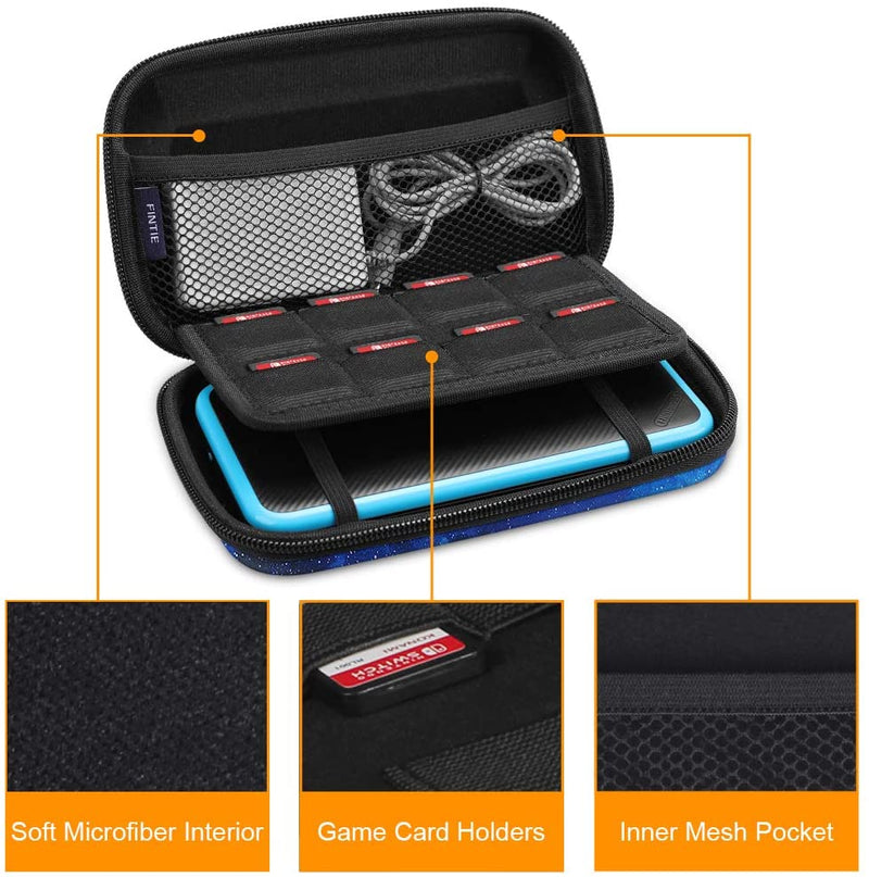 3ds xl case with game card slot 