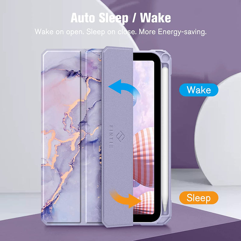 iPad Mini A17 Pro (2024), iPad Mini 6th Gen (2021) Hybrid Slim Case | Fintie