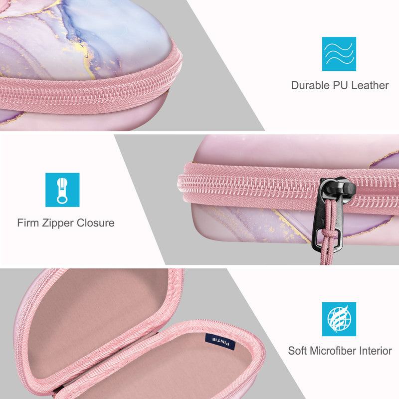 Zipper Eyeglasses Case with Carabiner | Fintie