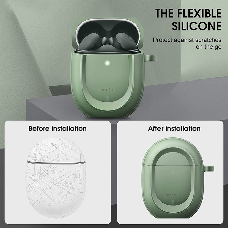 Pixel Buds A-Series (2021)/Pixel Buds 2 (2020) Silicone Case | Fintie