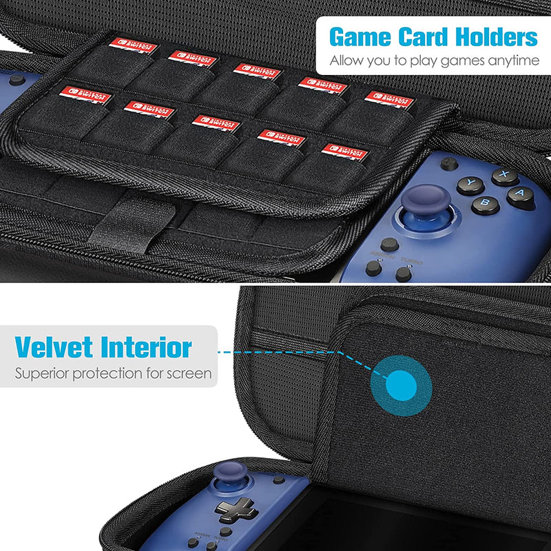 take 10 game cards with the nintendo console 