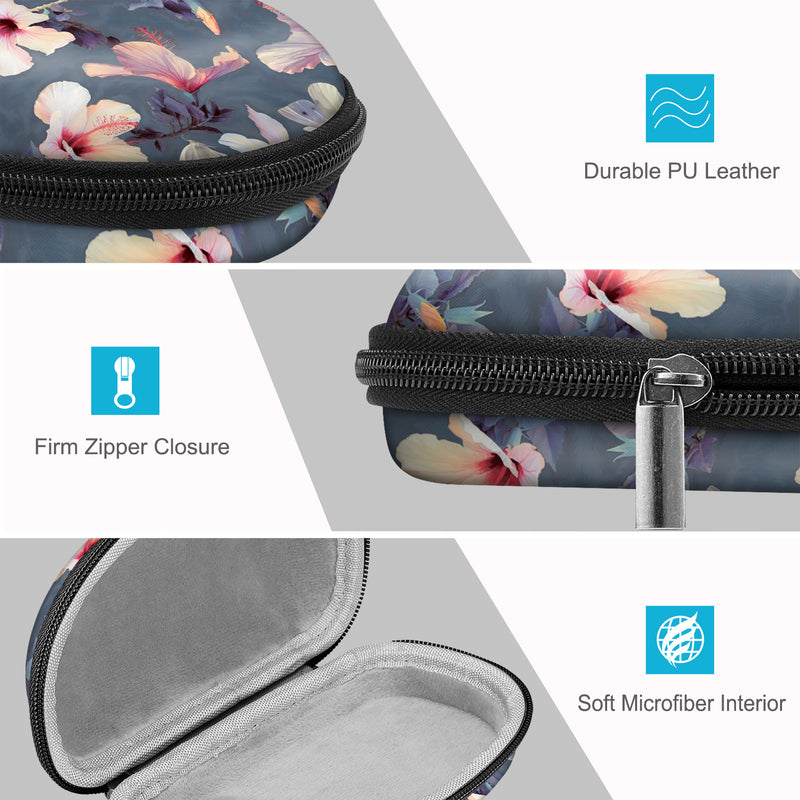 Zipper Eyeglasses Case with Carabiner | Fintie